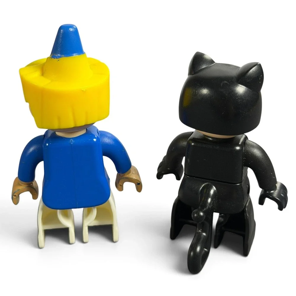 Lego Duplo Figures Catwoman and Blue Guard Circus Performer Lot of 2 Minifigures